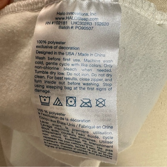 HALO SLEEPSACK Sleeveless Baby Wearable Blanket with Plush Soothing Dots - Picture 7 of 9